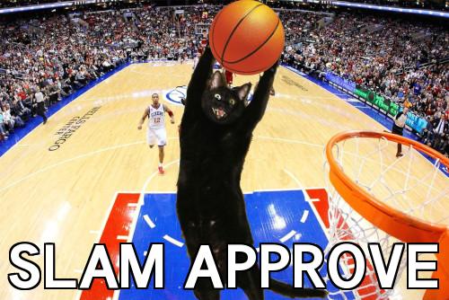 Macro basketslam:  SLAM APPROVE